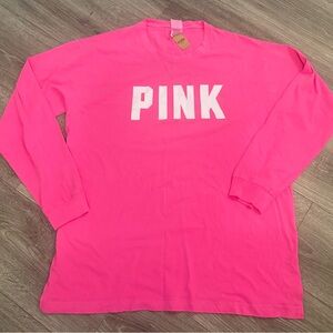 Womens vs pink long sleeve shirt